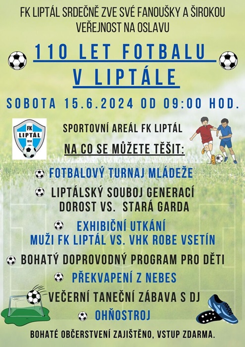 110 let fotbalu FK Liptál 110 let fotbalu FK Liptál